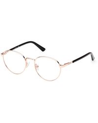 Guess - Gu8274 005 Optical Frames Aluminum Round Normal - Lyst