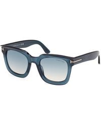 Tom Ford - Ft1115 Leigh-02 92P Sunglasses Acetate Squared Normal Shaded - Lyst