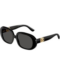 Dolce & Gabbana - Dg4476 501/87 Sunglasses Acetate Round Normal - Lyst