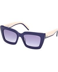 PUCCI - Ep0202 90W Sunglasses Acetate Squared Normal - Lyst
