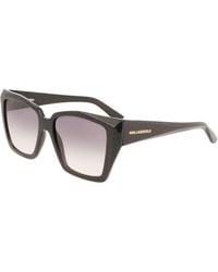 KARL LAGERFELD - Kl6072S 001 Sunglasses Injected Squared Normal Photochromatic - Lyst