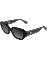 Lacoste - L6091S 001 Sunglasses Bio-Injected Squared Normal - Lyst