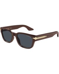 Montblanc - Mb0479S 003 Sunglasses Acetate Squared - Lyst