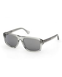 Web - We0393 93C Sunglasses Acetate Smoke Squared Normal - Lyst