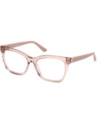Guess - Gu50172 057 Optical Frames Acetate Squared Normal - Lyst