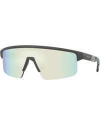 Burberry - Be4498 4264Bw Sunglasses Injected Squared Normal Mirrored - Lyst