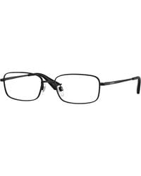 Burberry - Be1402D 1007 Optical Frames Metal Transparent Squared Normal - Lyst