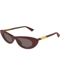 Bottega Veneta - Bv1447S 003 Sunglasses Acetate Cat Eye - Lyst