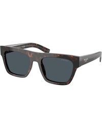 Prada - Pr C03S 17N70B Sunglasses Acetate Squared Normal - Lyst