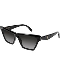 Saint Laurent - Sl M103 001 Sunglasses Acetate Cat Eye Normal Shaded - Lyst