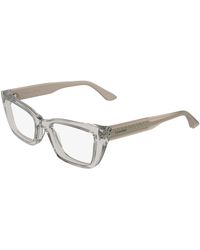 Calvin Klein - Ck25549 601 Optical Frames Acetate Cat Eye Normal - Lyst