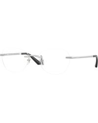 Versace - Ve1314D 1001 Optical Frames Metal Geometric Normal - Lyst