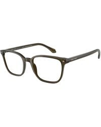 Giorgio Armani - Ar7265 6169 Optical Frames Acetate Transparent Pillow Normal - Lyst
