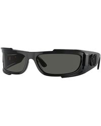 Versace - Ve4446 Gb1/87 Sunglasses Nylon Squared Normal - Lyst