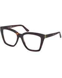 Guess - Gu50173 052 Optical Frames Acetate Geometric Normal - Lyst