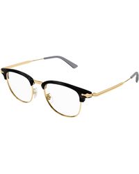 Montblanc - Mb0364O 001 Optical Frames Metal Transparent Squared - Lyst
