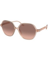 Michael Kors - Mk2186U Bali 344913 Sunglasses Injected Geometric Normal Shaded - Lyst