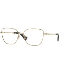 Burberry - Be1390 1109 Optical Frames Steel Cat Eye Normal - Lyst