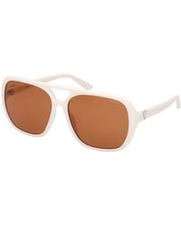 Guess - Gu00351 21E Sunglasses Injected Pilot Normal - Lyst