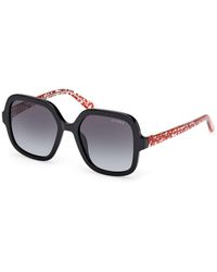Guess - Gu00230 01B Sunglasses Injected Smoke Squared Normal - Lyst