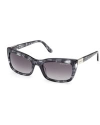 Guess - Gm00044 20B Sunglasses Acetate Smoke Squared Normal - Lyst