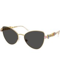 Swarovski - Sk7034 404M87 Sunglasses Metal Butterfly Normal - Lyst