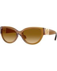 Versace - Ve4524U 53472L Sunglasses Injected Cat Eye Normal Nuanced - Lyst