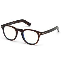 Tom Ford - Ft5629-B 52 Optical Frames Acetate Round Normal - Lyst