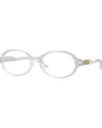 DIESEL - Dl6014U 2029 Optical Frames Injected Transparent Round Normal - Lyst