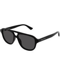 McQueen - Am0573S 001 Sunglasses Acetate Pilot - Lyst