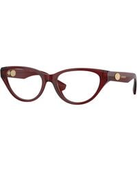Burberry - Be2467 4192 Optical Frames Acetate Transparent Cat Eye Normal - Lyst