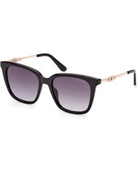 Guess - Gu7886 01B Sunglasses Injected Squared Normal Shaded - Lyst