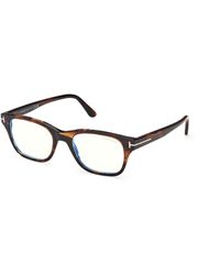 Tom Ford - Ft6120-B 056 Optical Frames Acetate Squared Normal - Lyst
