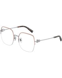 Tiffany & Co. - Tf1153D 6192 Optical Frames Metal Transparent Squared Normal - Lyst