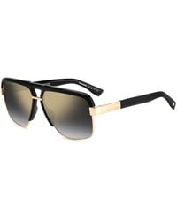 DSquared² - D2 0084/S 2M2/Fq Sunglasses Metal Squared Mirrored Shaded - Lyst