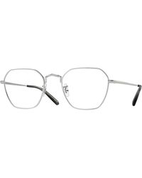 Oliver Peoples - Ov1334 Levison 5036 Optical Frames Metal Transparent Squared Normal - Lyst