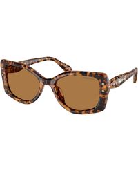 Swarovski - Sk6058U 104073 Sunglasses Acetate Bronze Pillow Normal - Lyst