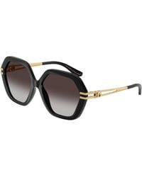 Dolce & Gabbana - Dg6210 501/8G Sunglasses Injected Geometric Normal Nuanced - Lyst