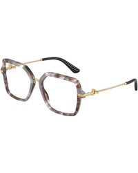 Dolce & Gabbana - Dg3396 3445 Optical Frames Acetate Squared Normal - Lyst