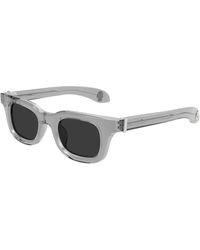 McQueen - Am0547S 003 Sunglasses Acetate Squared - Lyst