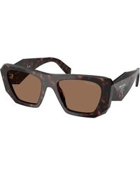 Prada - Pr B18S 17N06B Sunglasses Acetate Squared Normal - Lyst