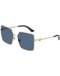 Jimmy Choo - Jc4031B 300680 Sunglasses Steel Squared Normal - Lyst
