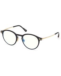 Tom Ford - Ft6088-B 002 Optical Frames Metal Round Normal - Lyst
