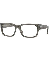 Persol - Po3315V 1103 Optical Frames Acetate Transparent Squared Normal - Lyst