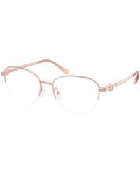 Michael Kors - Mk3109 Antiparos 1108 Optical Frames Metal Transparent Round Normal - Lyst