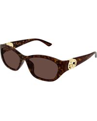 Gucci - Gg1826Sk 002 Sunglasses Injected Round - Lyst