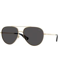 Burberry - Be3172 110987 Sunglasses Metal Pilot Normal - Lyst