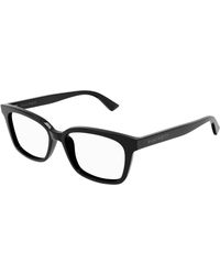McQueen - Am0464O 001 Optical Frames Acetate Transparent Squared - Lyst