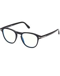 Tom Ford - Ft5832-B 001 Optical Frames Acetate Round Normal - Lyst