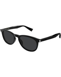 Saint Laurent - Sl 797 001 Sunglasses Acetate Round - Lyst